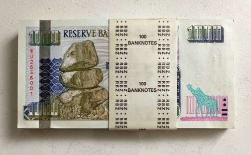 Zimbabwe 2003 - 100 x One Thousand Dollars Notes - Excellent Condition