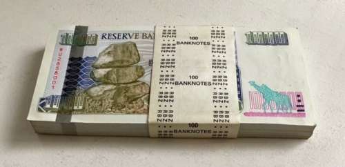 Zimbabwe 2003 - 100 x One Thousand Dollars Notes - Excellent Condition