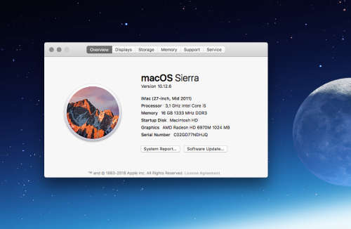 Big Apple iMac 27 Inch - Like New - 16GB RAM