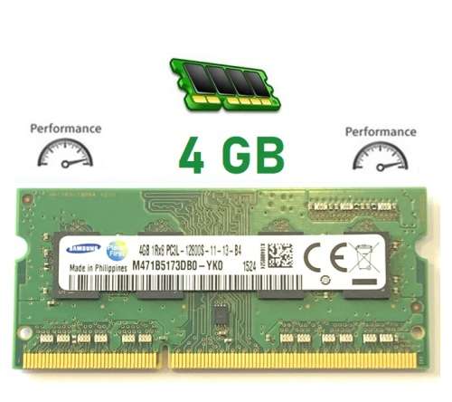 Samsung Original 4GB RAM - Ultra Fast  - DDR3 PC3L-12800S