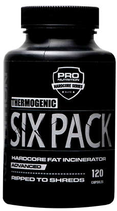 THERMOGENIC SIX PACK "HARDCORE FAT INCINERATOR"