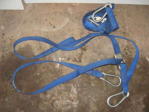 MOTORCYCLE TIE DOWNS AND HANDLE BAR STRAPS
