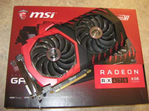 MSI GAMING X RADEON RX470 8GB GDDR5