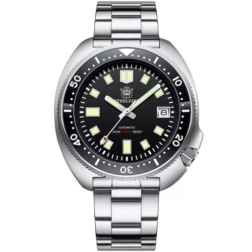 Steeldive SD1970 200m dive watch Black