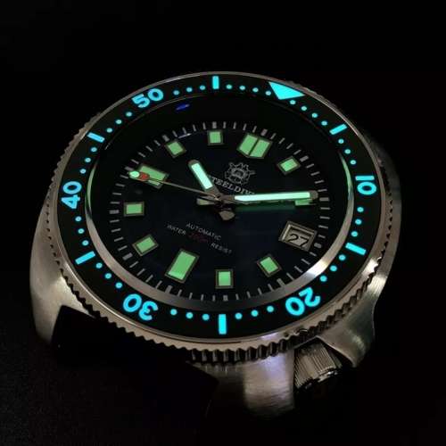 Steeldive SD1970 200m dive watch Black