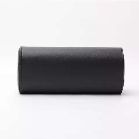 Black 3 Slot Watch Roll Case