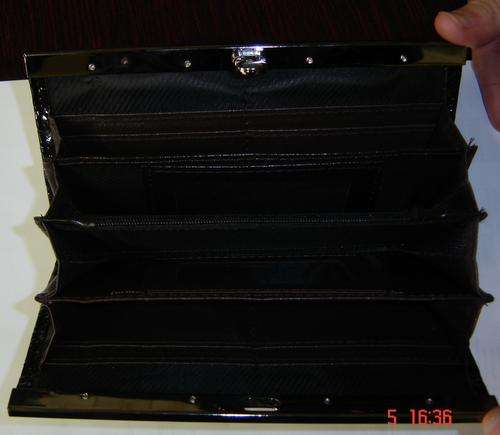 Black clutch purse