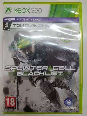 Xbox 360 Splinter cell Blacklist