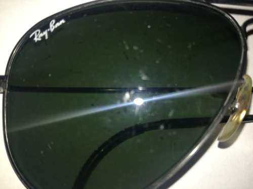 Rayban vintage black teardrop babyface sunglasses