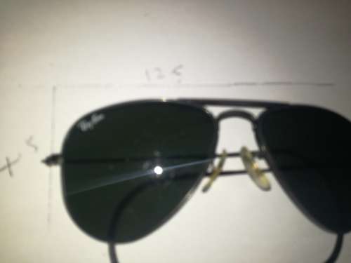 Rayban vintage black teardrop babyface sunglasses