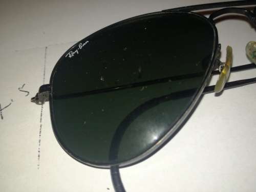 Rayban vintage black teardrop babyface sunglasses