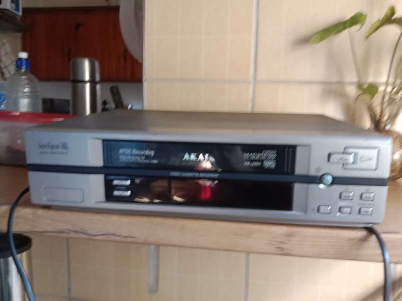 Vintage AKai VHS video recorder for parts