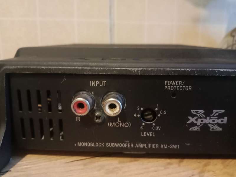 Sony XM-SW1 small Monoblock amp
