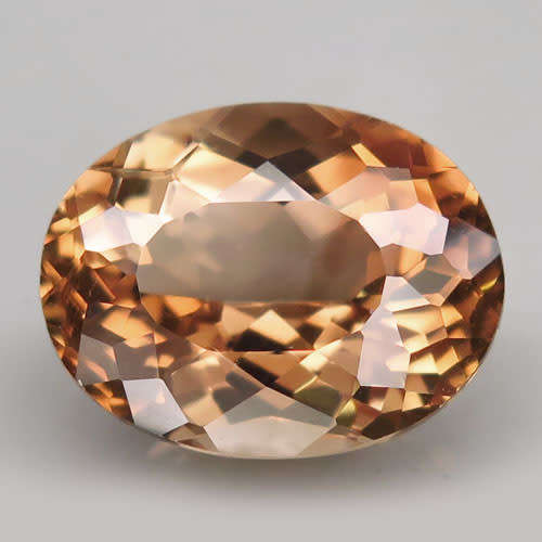 7.66ct Stunning Gem! 100% Natural Oval Cut Eye Clean Top Imperial Topaz Unheated Brazil
