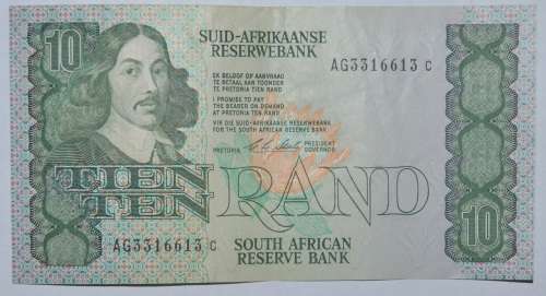 SOUTH AFRICAN OLD R10 BANK NOTE - R1 NO RESERVE AUCTION!