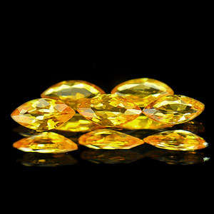 1.16ct 5 PIECE YELLOW SAPPHIRE LOT