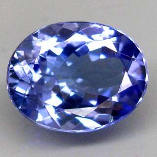 1.92ct STUNNING OVAL CUT NATURAL TOP PURPLISH BLUE TANZANITE