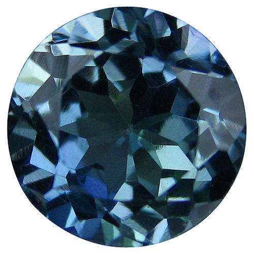 1.05ct STUNNING NATURAL TOP PURPLISH BLUE TANZANITE ROUND CUT