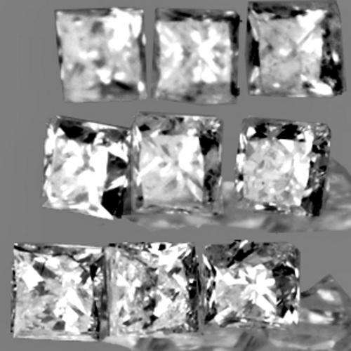 UNTREATED 0.10CT/9PCS NATURAL WHITE DIAMOND