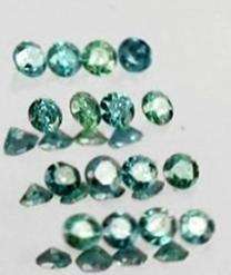 0.21CT/30PC ROUND NATURAL BLUE DIAMOND