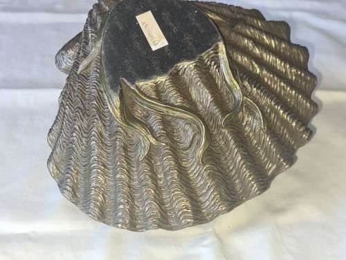 Veronese soap dish plate with sculpture mermaid Art Nouveau