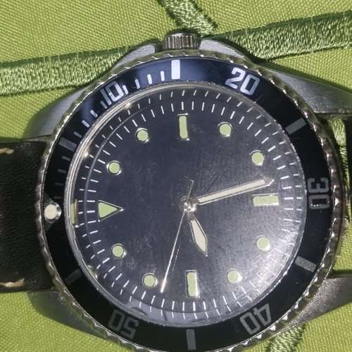Watch Vintage EagleMoss Military  Engraved at the Back