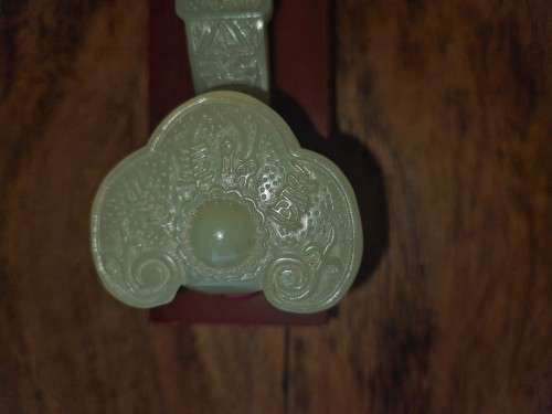 Carved Flower Wishful Ruyi Auspicious Statue