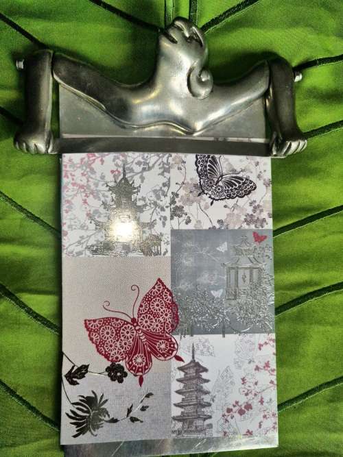 Original Vintage Carrol Boyes Note Pad  Holder