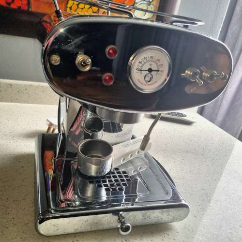 Francis Francis Stainless steel Coffee Espresso Machine RETRO   MADE IN ITALY