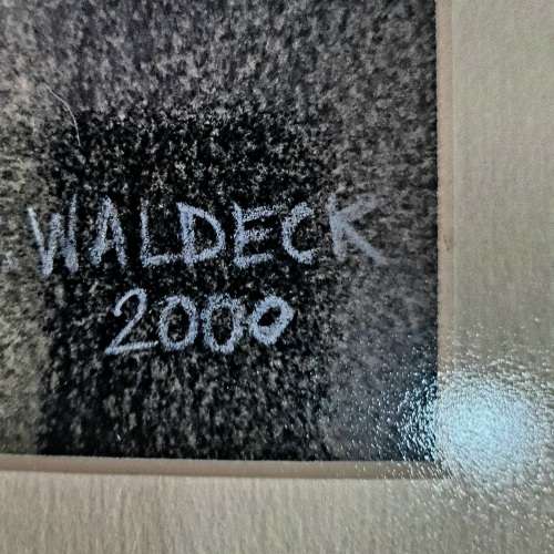ONE BID FOR SET OF 4 FRAMED ORIGNAL ART BY G.WALDECK 2000