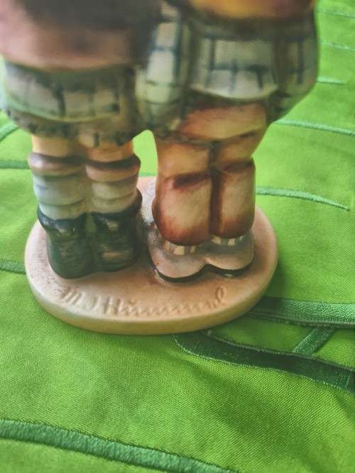 Hummel Figurine 123 labeled Germany Stamped W Goebel Signature