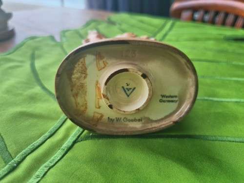 Hummel Figurine 123 labeled Germany Stamped W Goebel Signature
