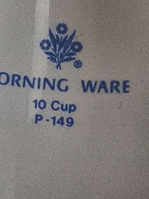 Vintage  Corning Ware 10-Cup Enamel Stovetop Coffee Percolator / Coffee Maker / Coffee Pot