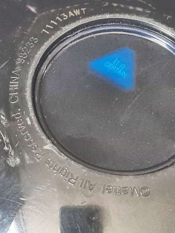 Giant Vintage Magic 8 Ball