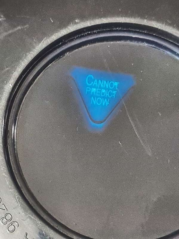 Giant Vintage Magic 8 Ball