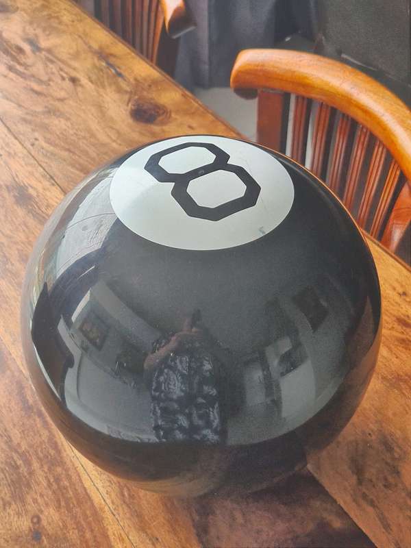 Giant Vintage Magic 8 Ball