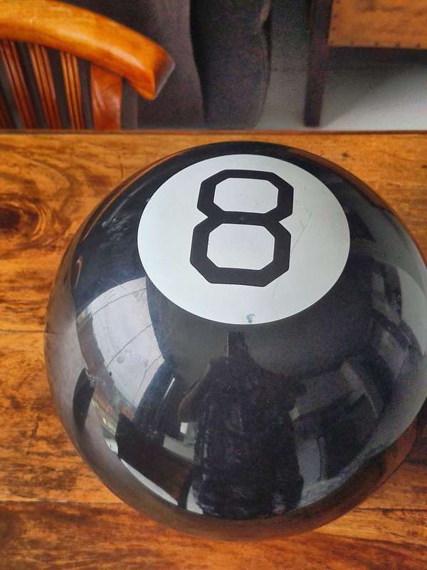 Giant Vintage Magic 8 Ball