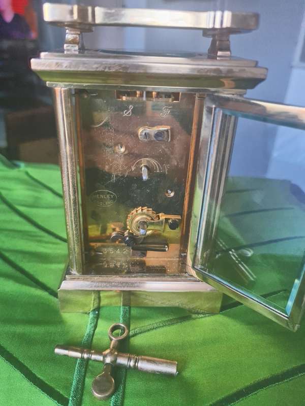 Rare!!!! Carriage clock With key. Working 100% Worth R15000