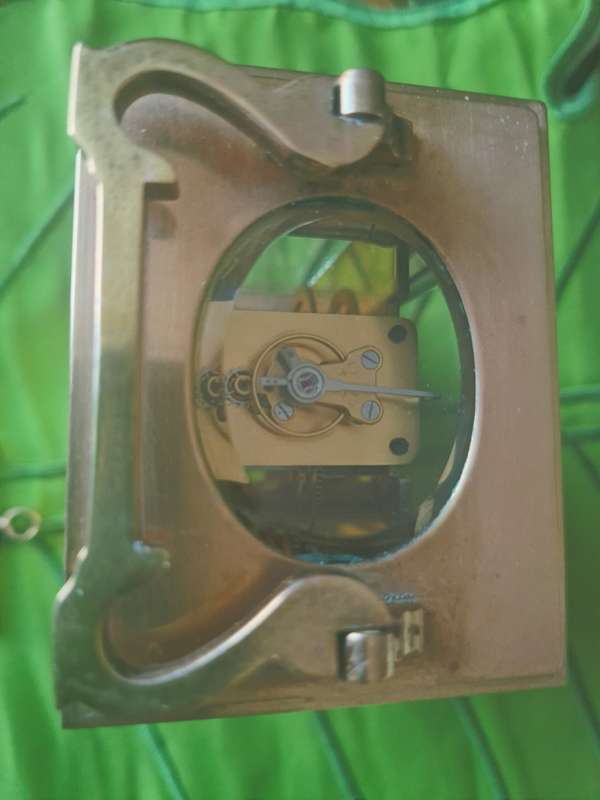 Rare!!!! Carriage clock With key. Working 100% Worth R15000