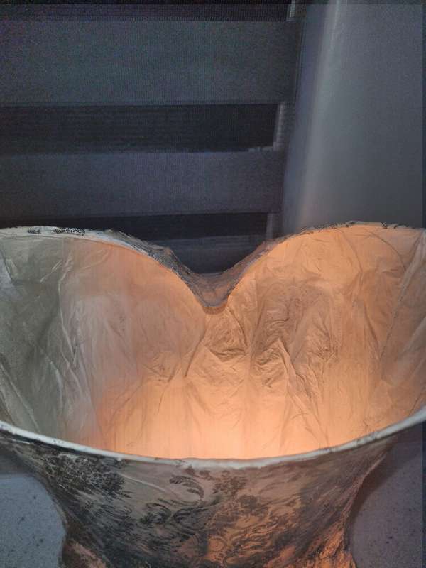 Female Torso Lamp - Paper Mache