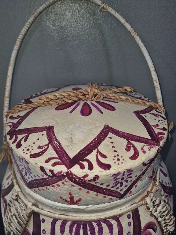 Large Traditional Thai Rice Basket 1 of 2