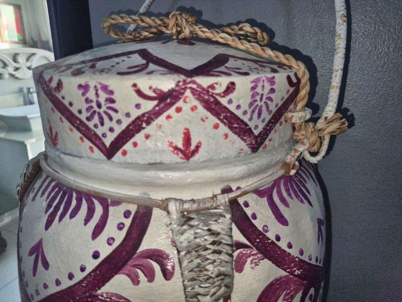 Large Traditional Thai Rice Basket 1 of 2