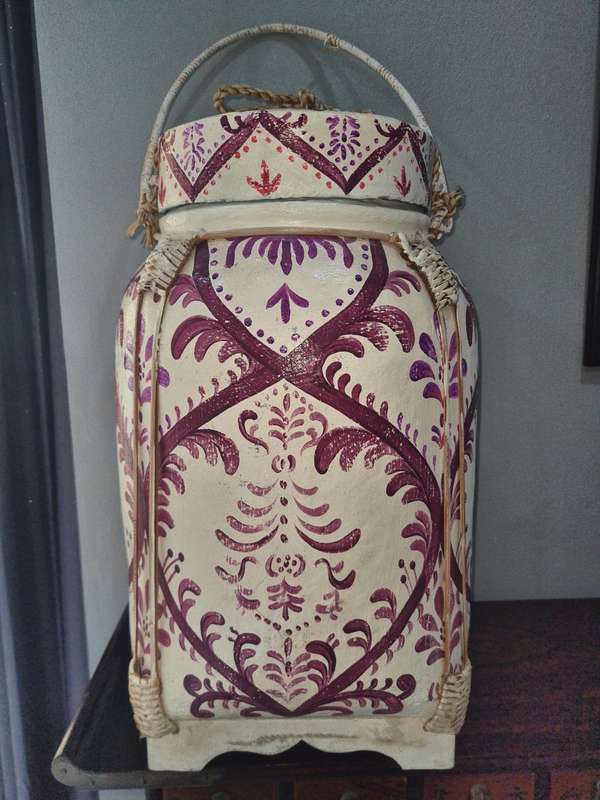 Large Traditional Thai Rice Basket 1 of 2