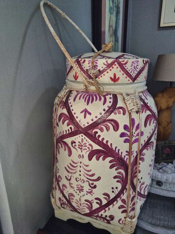 Large Traditional Thai Rice Basket 1 of 2