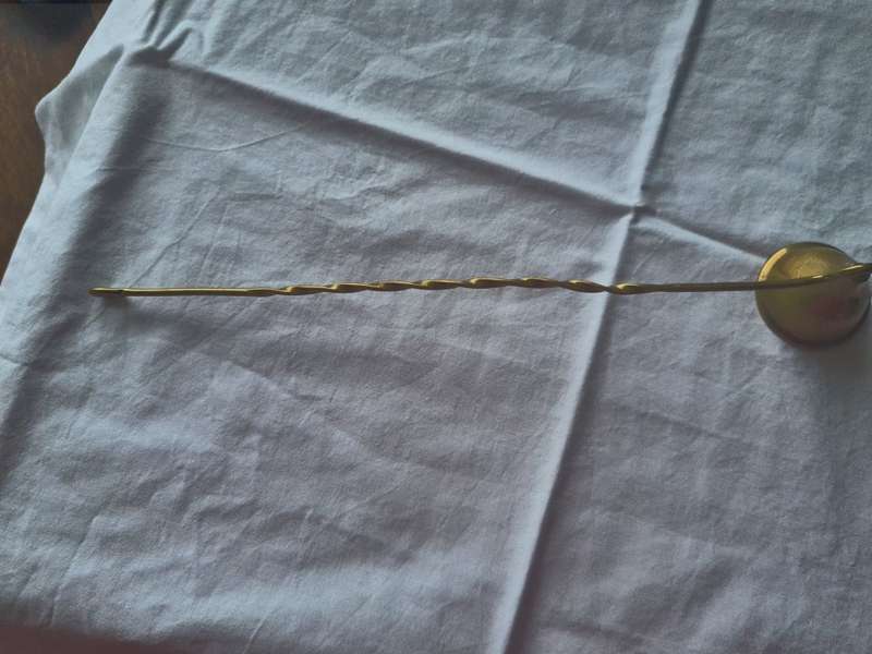 Elegant Vintage Candle Snuffer  in Solid Brass