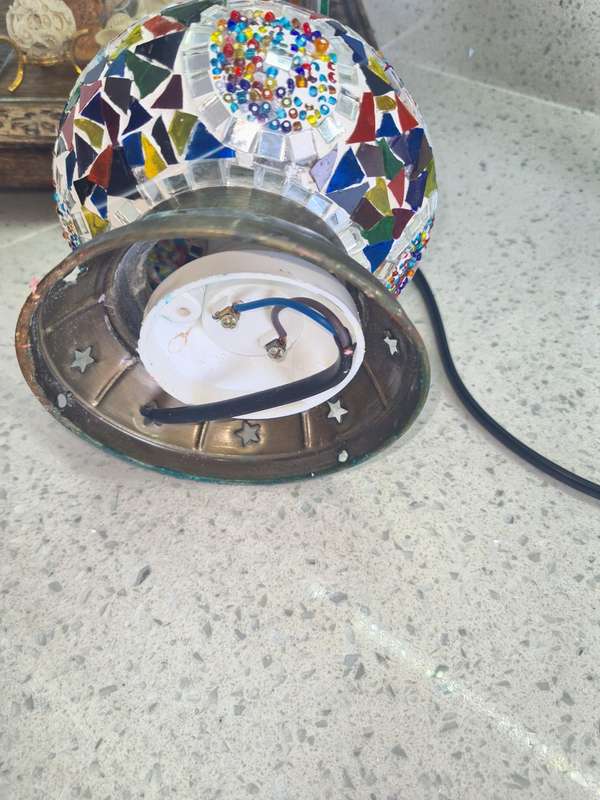 Turkish Mosaic Authentic Desk, Stained Glass Lamp