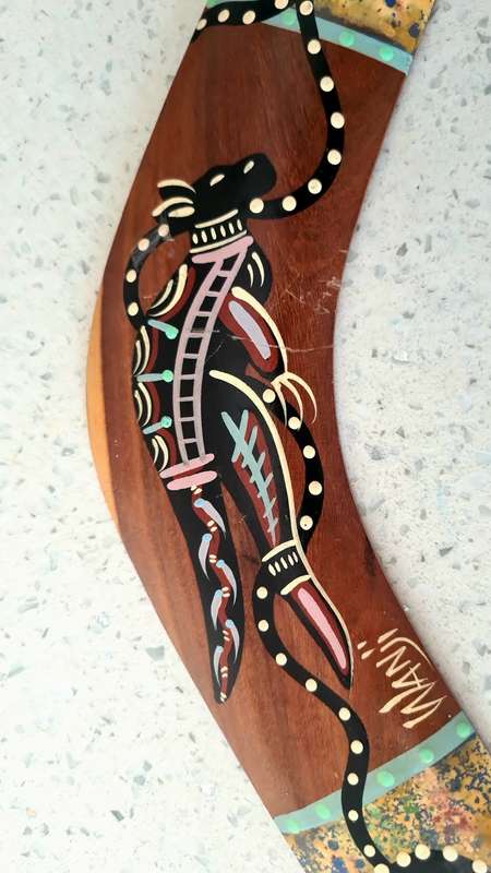 Hand Crafted Wooden Boomerang