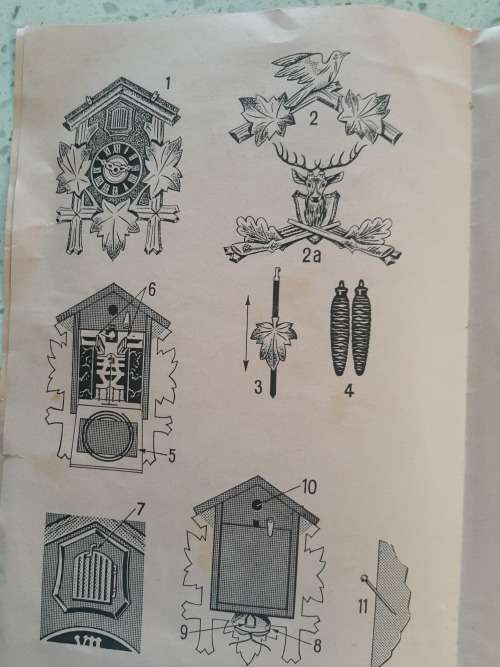 Cuckoo clock with music