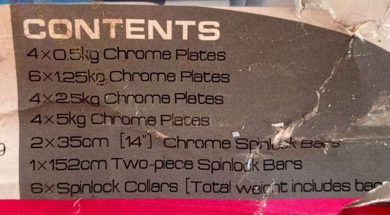 Gym Weight Set