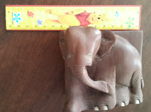 Elephant bookends
